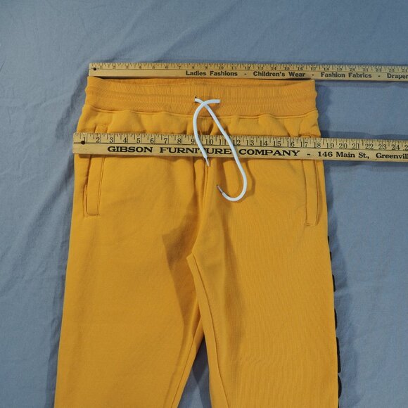 Vintage Southpole Pants Mens Extra Large Yellow Apollo Logo Street Court Joggers - Picture 6 of 13